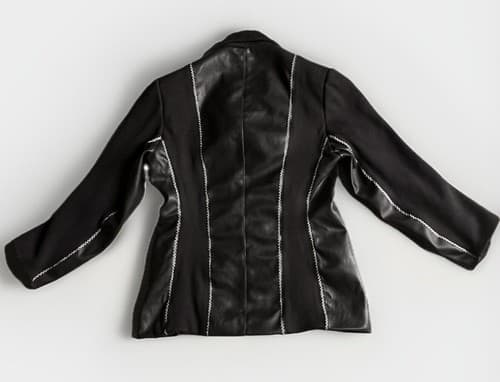Christian Linares CL2 vintage Women's Black Wool Blend Jacket, read - Thumbnail 4