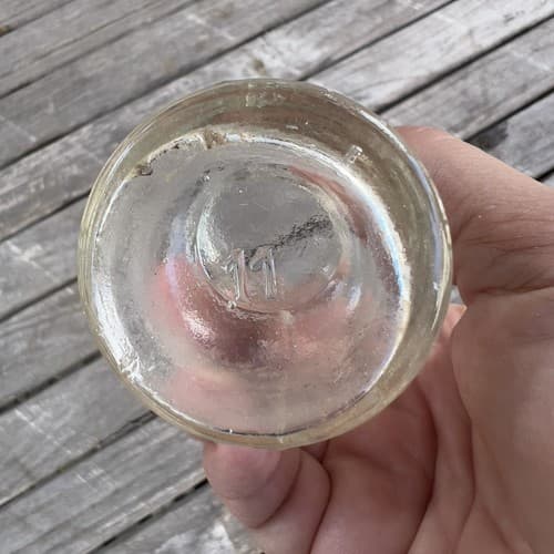 1880's CHEESEBROUGH MFG CO VASELINE MEDICINE BOTTLE APPLIED TOP BLOWN RARE NICE - Thumbnail 5