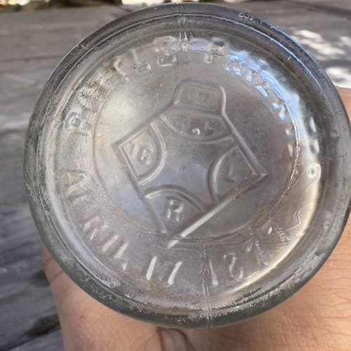 Vintage E.R. Durkee & Co. Salad Dressing Bottle New York Patented April 17 1877 - Thumbnail 5