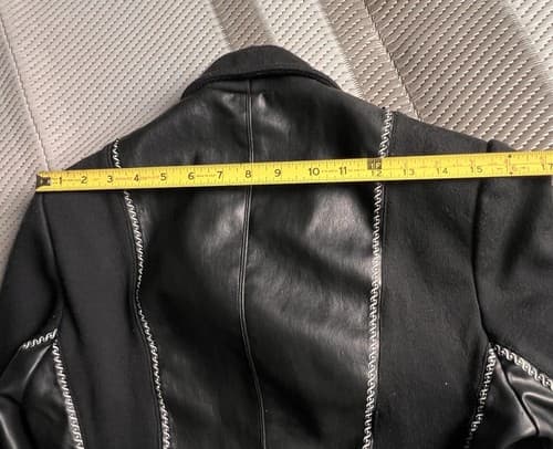 Christian Linares CL2 vintage Women's Black Wool Blend Jacket, read - Thumbnail 9