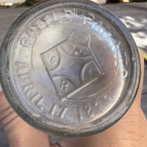 Vintage E.R. Durkee & Co. Salad Dressing Bottle New York Patented April 17 1877 - Thumbnail 4