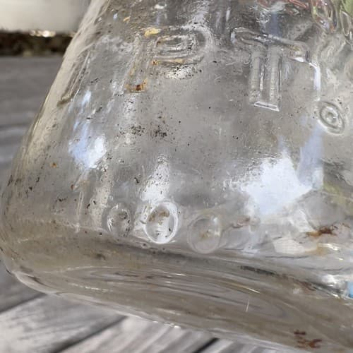Vintage Glass Milk Bottle Sheffield Farms Co New York #4 Half Pint NY Dairy Pat - Thumbnail 5