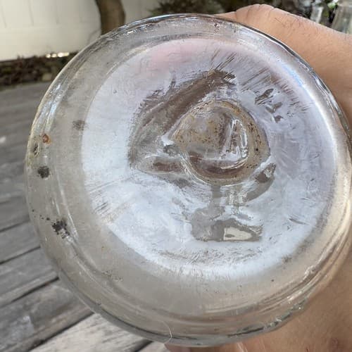 Vintage Glass Milk Bottle Sheffield Farms Co New York #4 Half Pint NY Dairy Pat - Thumbnail 6