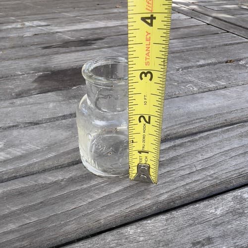 1880's CHEESEBROUGH MFG CO VASELINE MEDICINE BOTTLE APPLIED TOP BLOWN RARE NICE - Thumbnail 6