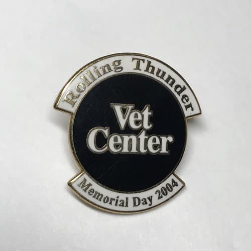 Harley Davidson "Rolling Thunder Memorial Day 2004" Vet Center Pin