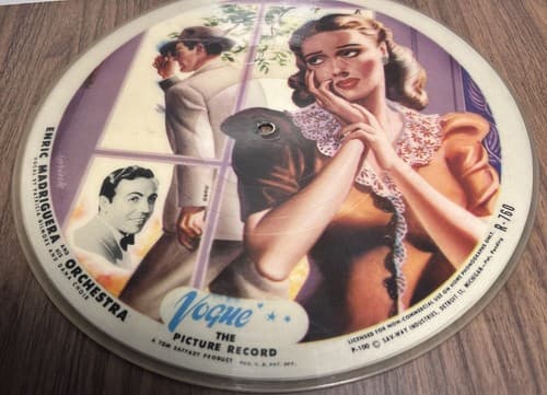 Enric Madriguera So It Goes Minute Samba VOGUE PICTURE DISC R-760 78 - Thumbnail 2