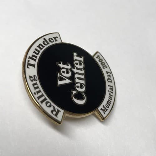 Harley Davidson "Rolling Thunder Memorial Day 2004" Vet Center Pin - Thumbnail 2