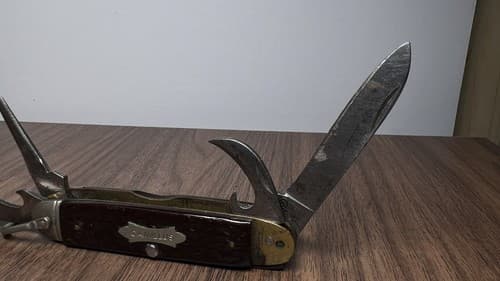 Vintage CAMILLUS 99 Multi Tool Camping Hunting Pocket Knife Made NY USA - Thumbnail 3