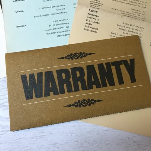 Sansui SP-2000 Speaker Operating Manual Hi Fi Component Brochure w/warranty card - Thumbnail 3