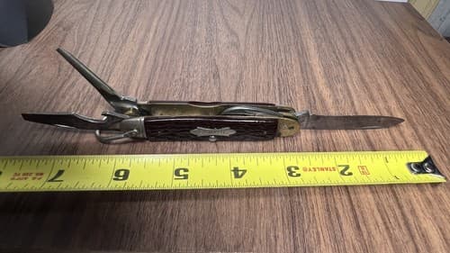 Vintage CAMILLUS 99 Multi Tool Camping Hunting Pocket Knife Made NY USA - Thumbnail 9