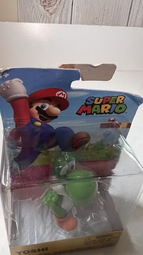 Jakks Super Mario Exclusive Green Yoshi Figure 2.5" - Thumbnail 5