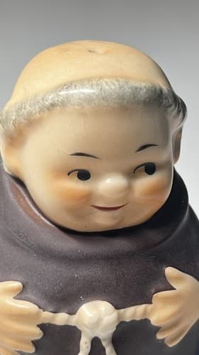 GOEBEL HUMMEL Fryar TUCK MONK PRIEST SALT & PEPPER SHAKER GERMANY 1960 - Thumbnail 5
