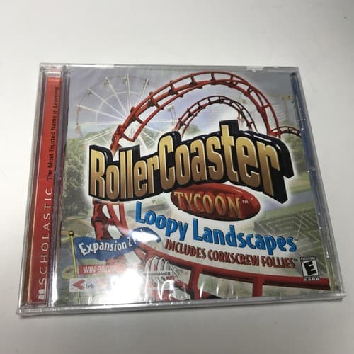 Roller Coaster Tycoon Loopy Landscapes Expansion MicroProse WIN 95/98 Brand New