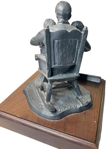 Michael Ricker Pewter Park City "America Remembered" Signed Numbered #219 7" - Thumbnail 3