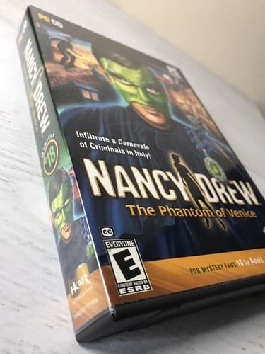 Nancy Drew: The Phantom of Venice (2008) PC CD Computer Game W/ inserts 2 CD's - Thumbnail 2