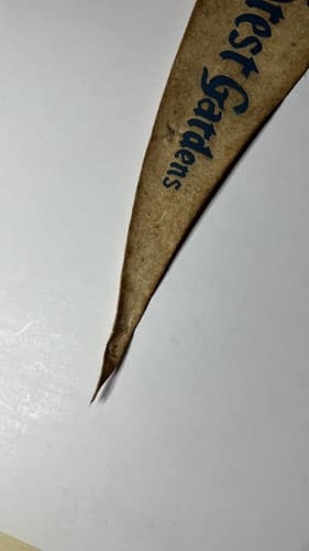 Sterling Forest Gardens Fun Tuxedo, NY VINTAGE PENNANT 26" - Thumbnail 3