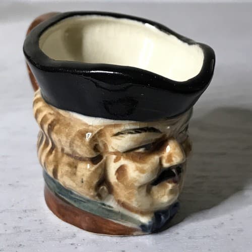 Vintage Miniature MADE IN JAPAN Toby Jug Mug 1.75" - Thumbnail 2