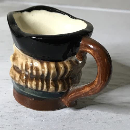 Vintage Miniature MADE IN JAPAN Toby Jug Mug 1.75" - Thumbnail 4