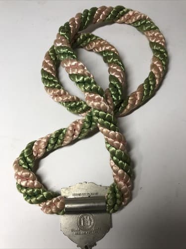 Vintage Odd Fellows IOOF P.N.G. Star Lodge Necklace with Rope Fraternal - Thumbnail 4