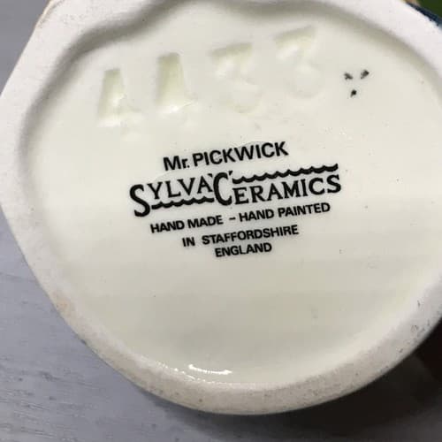 Vintage MR PICKWICK SYLVAC Staffordshire UK Hand Painted Character Jug #4433 2.2 - Thumbnail 6
