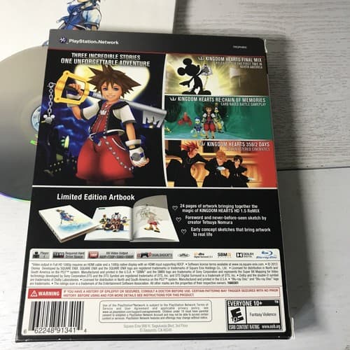 Kingdom Hearts HD 1.5 Remix Bundle (Sony PlayStation 3, 2013) Complete Tested - Thumbnail 4