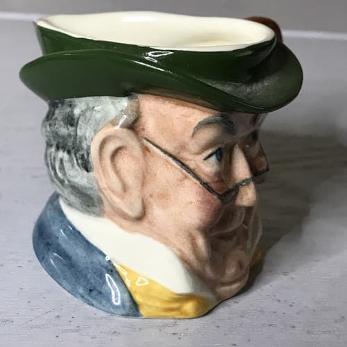 Vintage MR PICKWICK SYLVAC Staffordshire UK Hand Painted Character Jug #4433 2.2 - Thumbnail 2