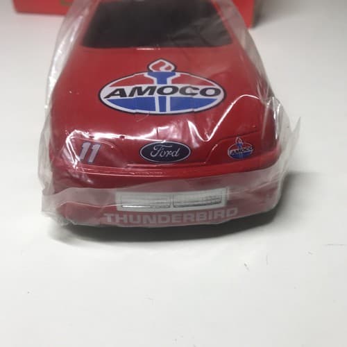 Nascar 1/24 Die Cast Coin Bank w/ Lock #11 Bill Elliott 1994 Thunderbird 1/2000 - Thumbnail 3