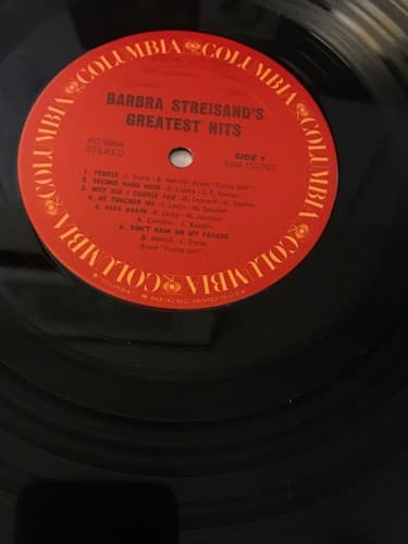 Barbra Streisand's Greatest Hits - Columbia PC 9968 - Vinyl Stereo - Thumbnail 4