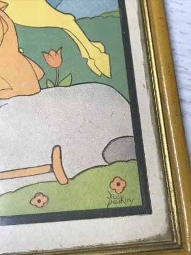 1930S CHILDREN BOOK ILLUSTRATION SILKSCREEN BY JACK PERKINS ( Set of 3 ) - Thumbnail 7