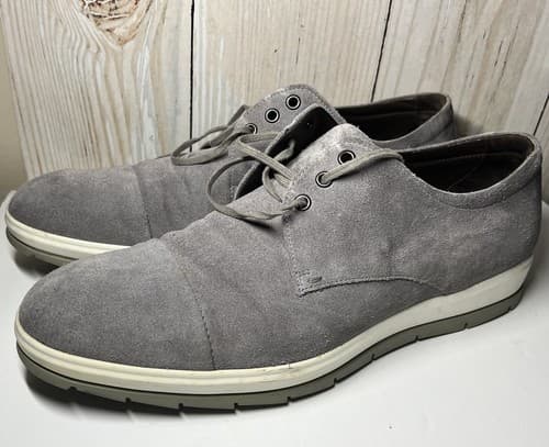Hugo Boss hybrid Derby Shoes Gray suede size 11 mens - Thumbnail 4
