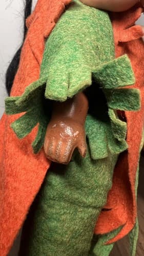 Antique Native American Indian Doll Composition Head And Arms, D.T.C. (Dominion) - Thumbnail 5