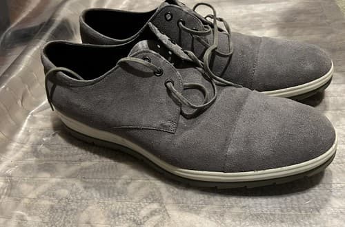Hugo Boss hybrid Derby Shoes Gray suede size 11 mens - Thumbnail 7