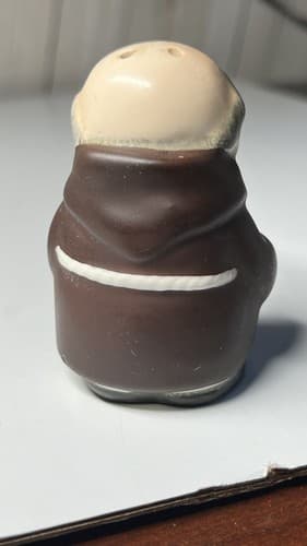 GOEBEL HUMMEL Fryar TUCK MONK PRIEST SALT & PEPPER SHAKER GERMANY 1950's Big Bee - Thumbnail 3