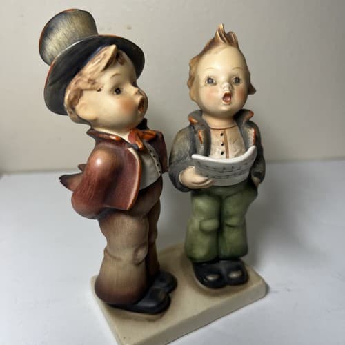 Hummel Goebel TMK-2 1950's Duet #130 5.5" Full Bee Germany - Thumbnail 5