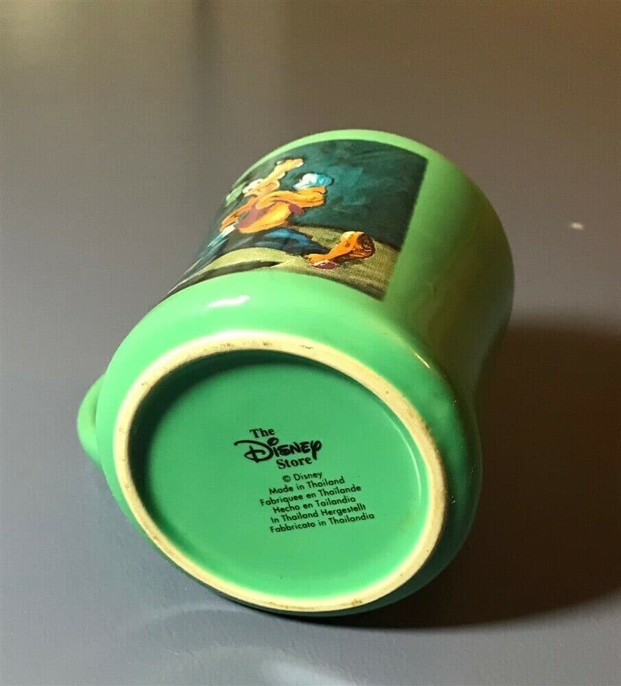The Disney Store Goofy Walking Ceramic Coffee Cup Mug Green - Thumbnail 3