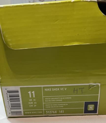 Rare Nike Vince Carter VC5 University Blue Basketball Shoes US 11 312764-141 - Thumbnail 8