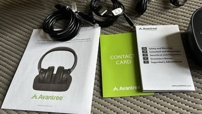 Avantree Ensemble BTHT-5150-US Wireless Bluetooth Headphones - Black - Thumbnail 6