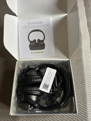 Avantree Ensemble BTHT-5150-US Wireless Bluetooth Headphones - Black - Thumbnail 12