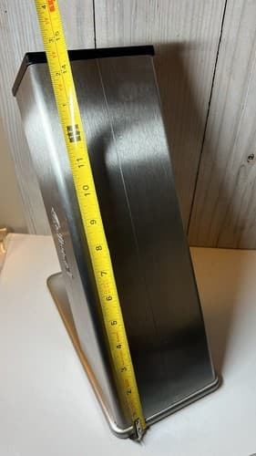 Edlund KBS-2002 12" High 6 Open Slot professional Chef Knife Block - Thumbnail 7