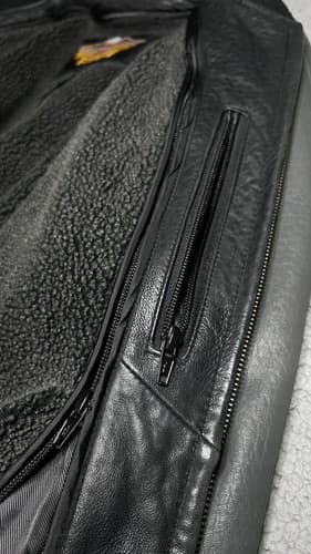 2003 HARLEY DAVIDSON 100th ANNIVERSARY LEATHER JACKET W/ REMOVABLE LINER MEDIUM - Thumbnail 7