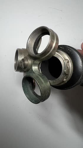 ANTIQUE SPENCER BUFFALO Tubus w/ Turret and Focus Mechanism MICROSCOPE PART - Thumbnail 10
