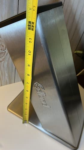 Edlund KBS-2002 12" High 6 Open Slot professional Chef Knife Block - Thumbnail 8