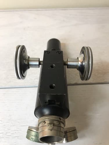 ANTIQUE SPENCER BUFFALO Tubus w/ Turret and Focus Mechanism MICROSCOPE PART - Thumbnail 6