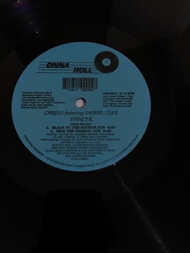CARESS FEAT. DEBBIE COLE 12" 1990 ONNA ROLL 004 SEALED HOUSE - Thumbnail 3