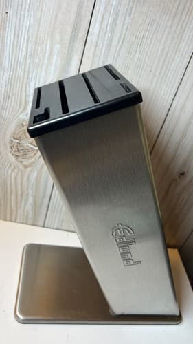Edlund KBS-2002 12" High 6 Open Slot professional Chef Knife Block - Thumbnail 5