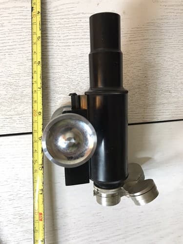 ANTIQUE SPENCER BUFFALO Tubus w/ Turret and Focus Mechanism MICROSCOPE PART - Thumbnail 15