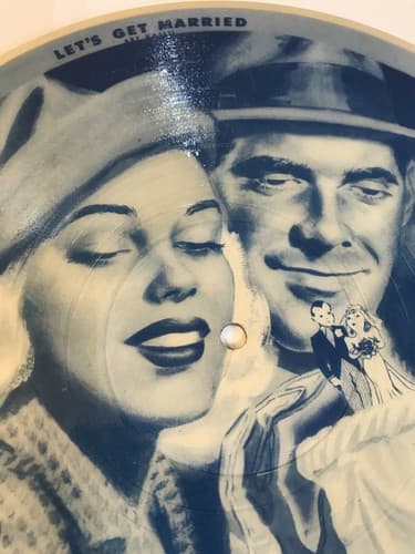 Vogue Picture Record R780 Touch me Not/Let's Get Married 78 RPM Art Kassel Disk - Thumbnail 4