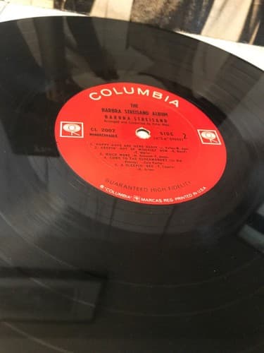 “The Barbra Streisand Album” Mono Vinyl=G+ 12" LP Record Pop,Vocal - Thumbnail 4