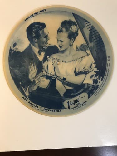 Vogue Picture Record R780 Touch me Not/Let's Get Married 78 RPM Art Kassel Disk - Thumbnail 5