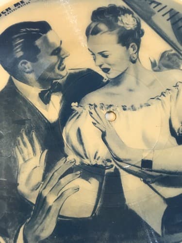 Vogue Picture Record R780 Touch me Not/Let's Get Married 78 RPM Art Kassel Disk - Thumbnail 7